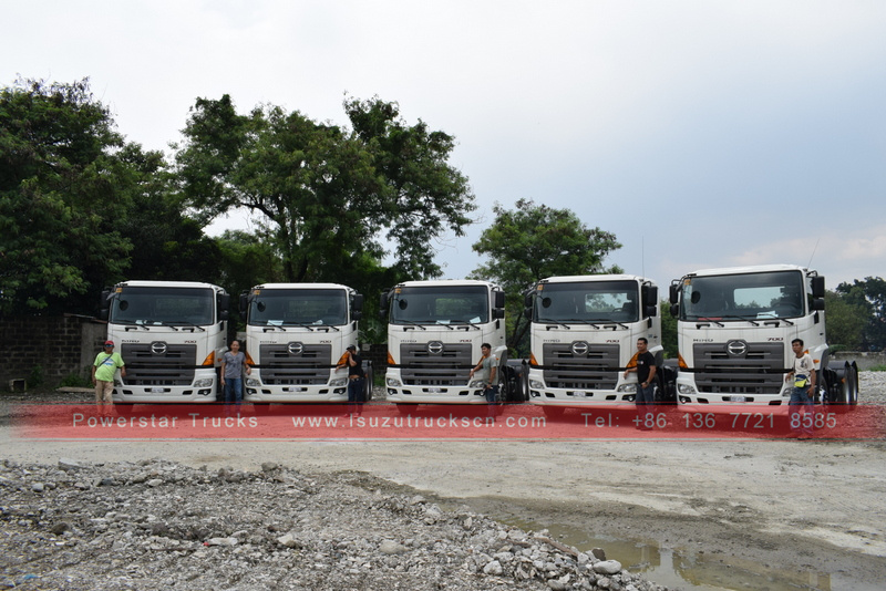  Japan Prime Mover HINO700 Heavy Tractor Trucks export Case Philippines 