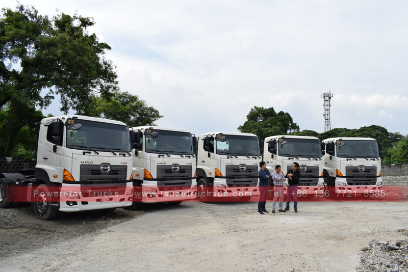  Japan Prime Mover HINO700 Heavy Tractor Trucks export Case Philippines 