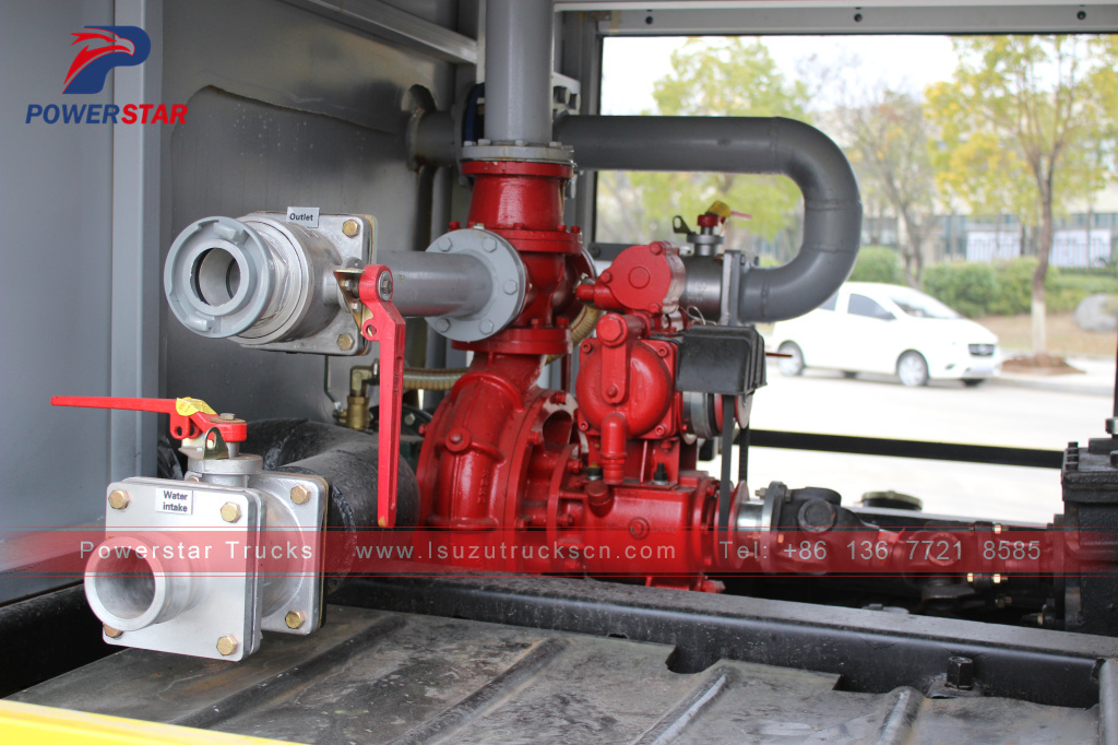 ISUZU FVZ road sprinkler water tank fire truck 14000L water bowser truck for sale