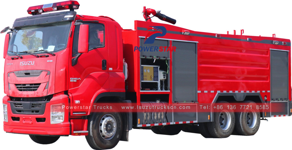 GIGA ISUZU New Multi-function foam fire trucks Fire Fighting Truck Diesel Fire Trucks