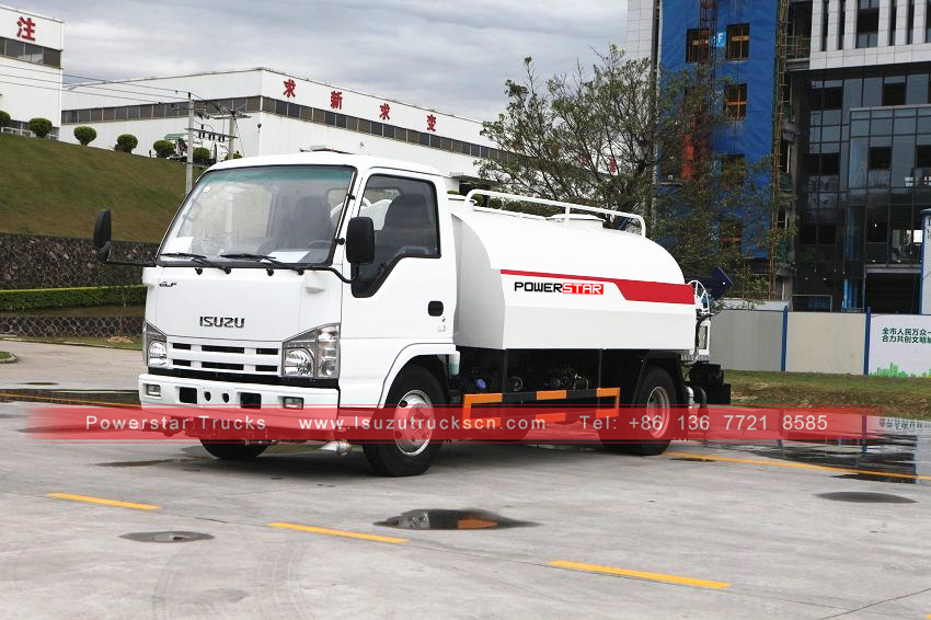 Philippines Brand new ISUZU ELF 4,000L Water Tank Sprinkler Trucks for sale