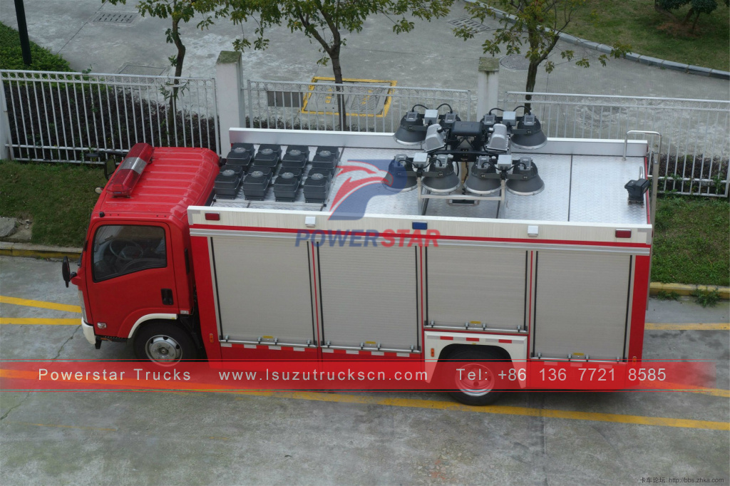 ايسوزو ايسوزو اضاءة برج الاطفاء شاحنة الاطفاء للبيع