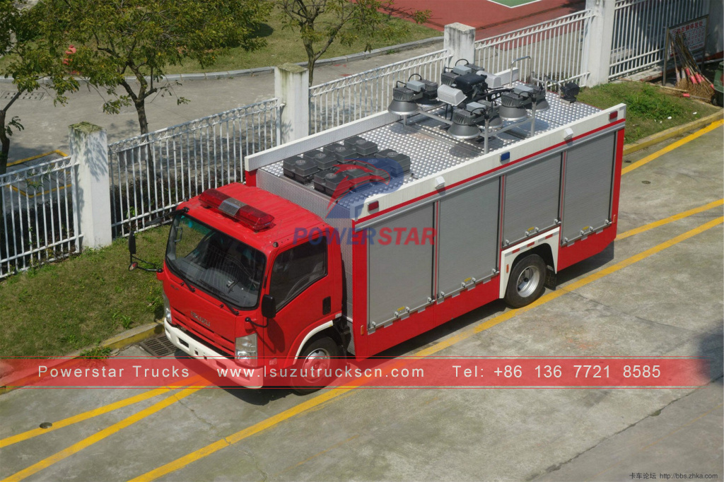 ايسوزو ايسوزو اضاءة برج الاطفاء شاحنة الاطفاء للبيع