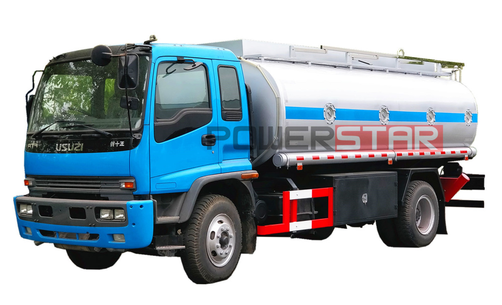 Philippines Oil bowser Fuel Tank Truck Isuzu 16,000L for sale