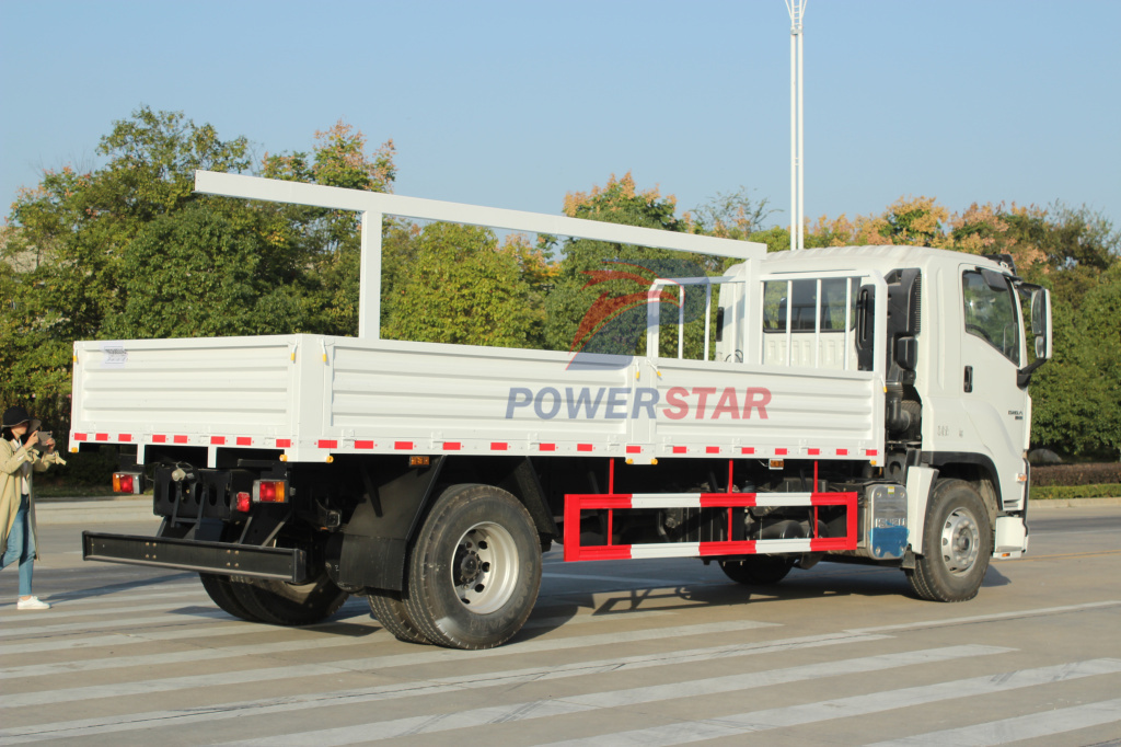 ايسوزو جيجا 6X4 380HP جدار السياج دروبسايد 10 ويلر البضائع شاحنة