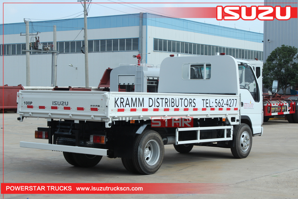Antigua Isuzu 100P lega mega 4X2 Dropside Light Cargo Truck للبيع