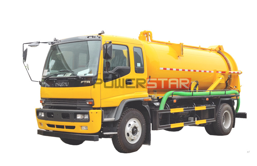 ISUZU FTR Vacuum Sewage Tanker Trucks