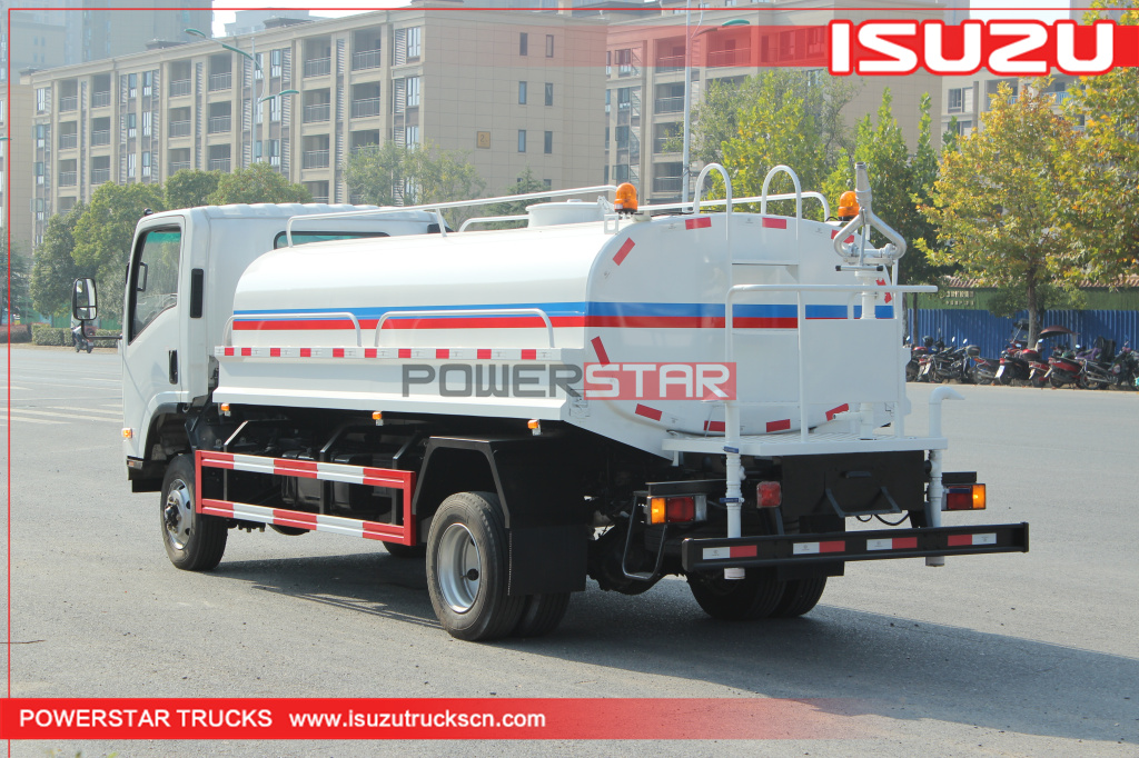 HAITI العلامة التجارية الجديدة ايسوزو 4X4 AWD الفولاذ المقاوم للصدأ مياه الشرب شاحنة مياه الشرب العربة المياه الصالحة للشرب