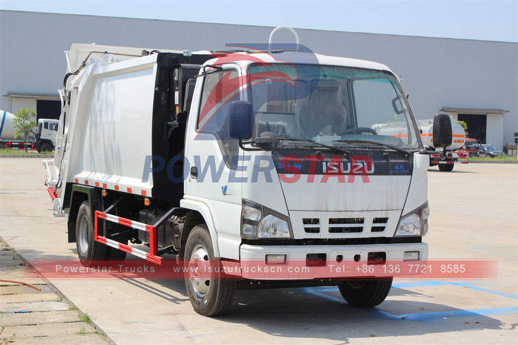 ISUZU NQR 4tons garbage compactor trucks