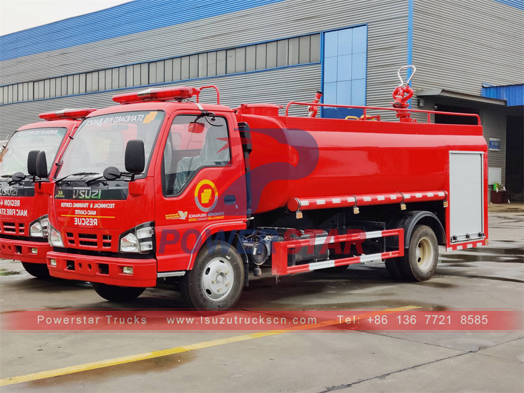 ISUZU 600P water tank fire truck