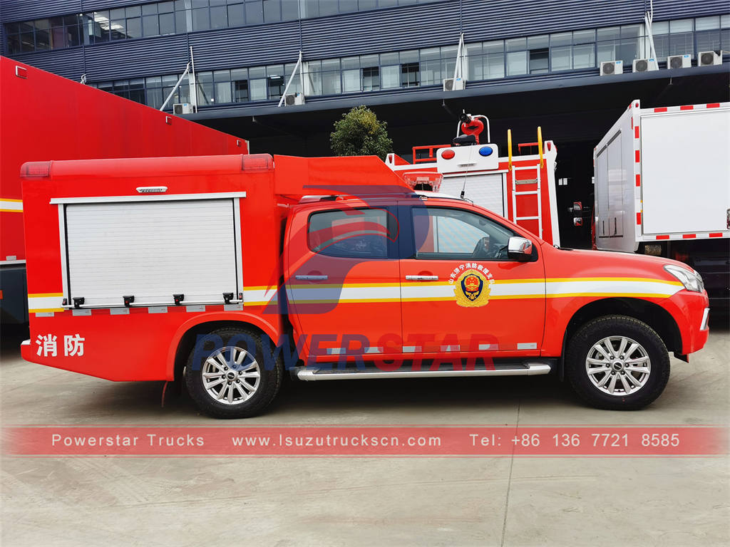 Custom-made ISUZU AWD 4×4 fire engine on sale