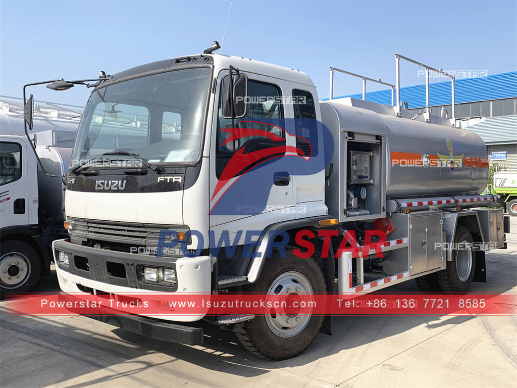 Japan brand ISUZU FTR aircraft fuel trucks for sale