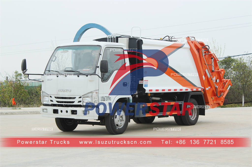 Custom-made ISUZU 100P garbage compression truck at best price