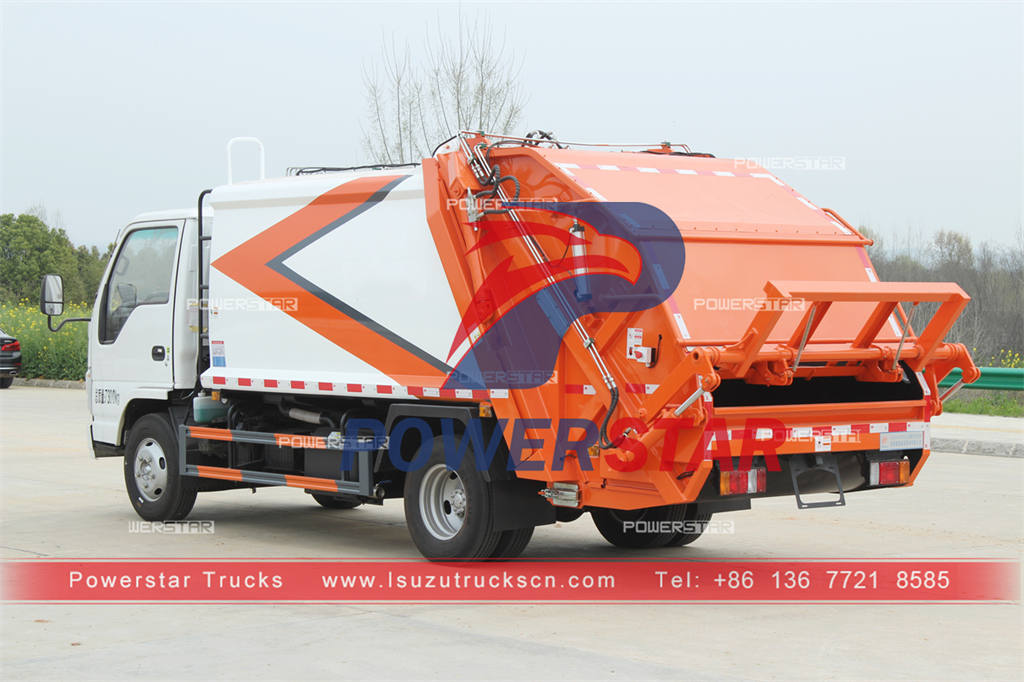 High quality ISUZU NKR refuse compactor truck on sale