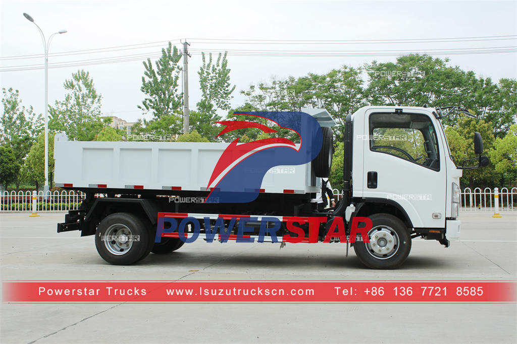 Good price ISUZU 5 tons dumping truck for export