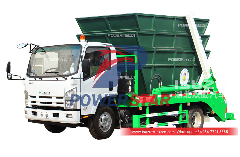 Japan ISUZU 700P dumper placer garbage truck exported to Ethiopia