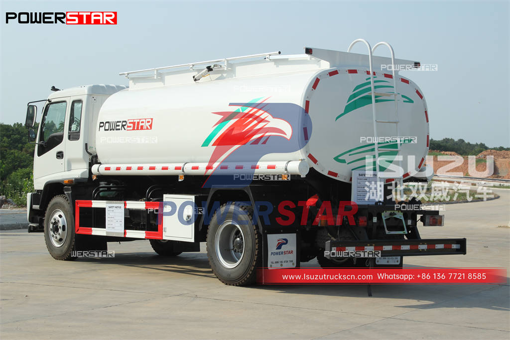 ISUZU FTR 12000 liters oil dispensing bowser truck for sale