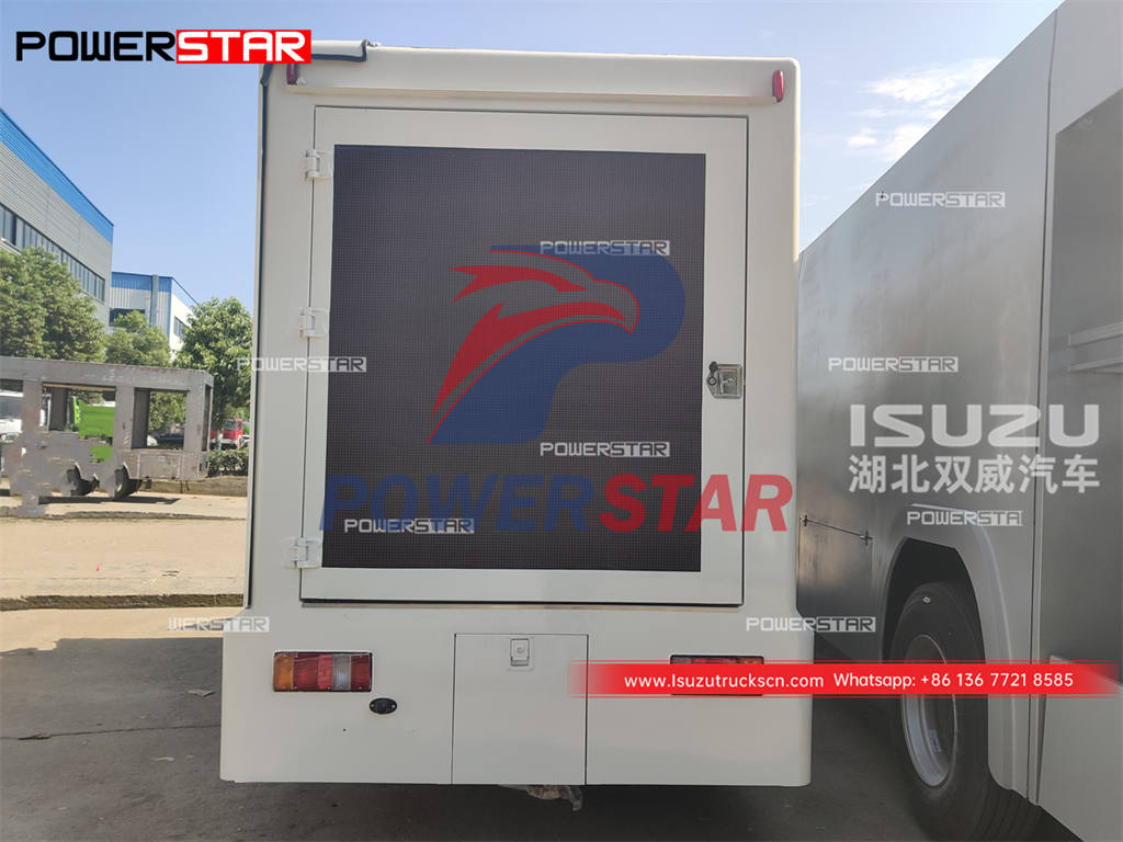 High quality ISUZU Mobile Scrolling Advertising Billboard Truck for sale