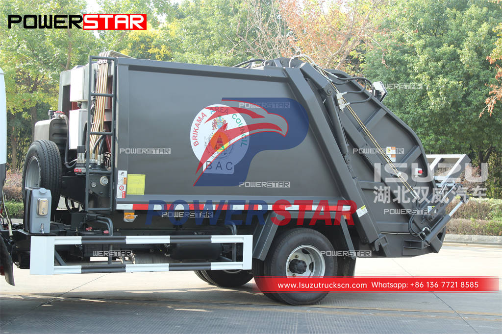 ISUZU 100P 6CBM garbage collection truck for sale