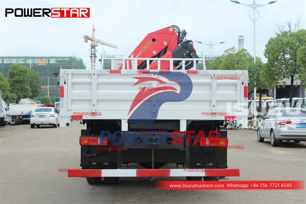 Customized ISUZU GIGA 10 tons Palfinger crane truck 
