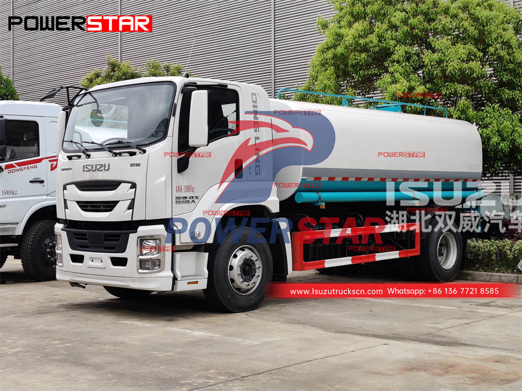 شاحنة صهريج مياه ISUZU GIGA 4 × 2 بأفضل الأسعار