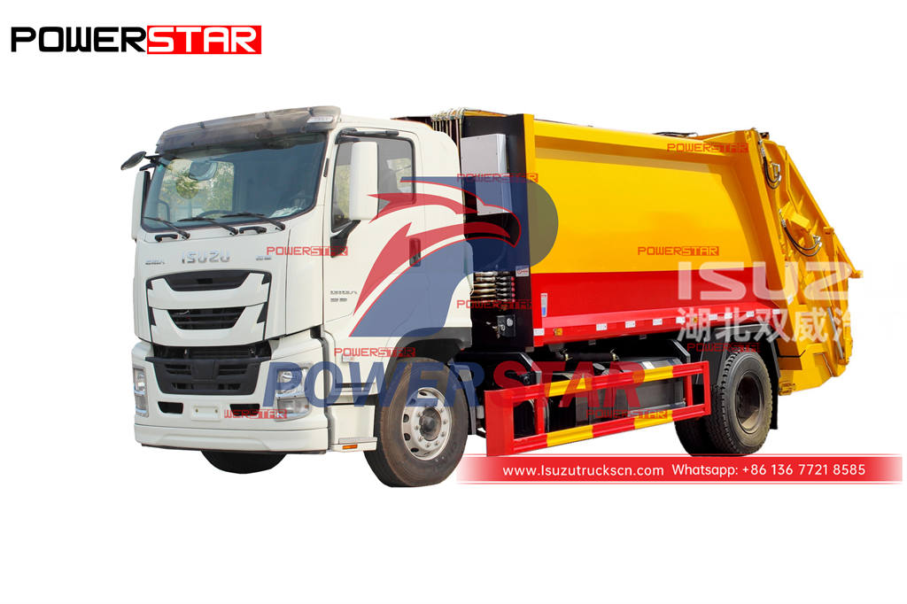 Best-seller ISUZU GIGA hydraulic garbage compactor truck for sale