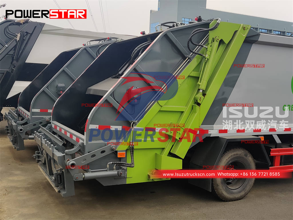 High quality ISUZU 8CBM trash compactor truck on sale