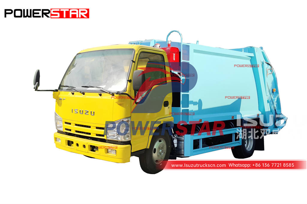 ISUZU 4×2 100P 5CBM waste compression truck at special offer