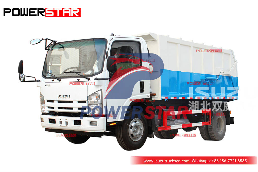 ISUZU 700P 6 wheeler refuse collector truck at best price