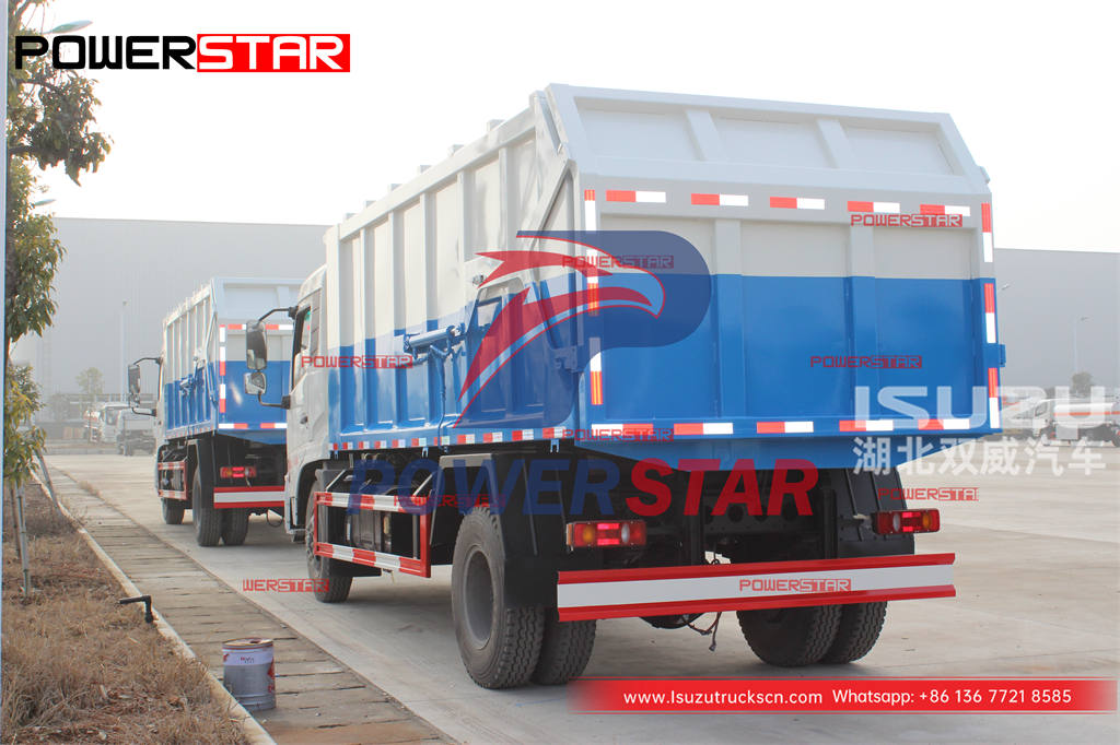Durable ISUZU FVR 6 wheeler 14CBM waste collection truck on sale