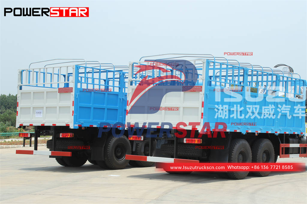 ISUZU FVZ 300HP cargo truck mouonted crane on sale