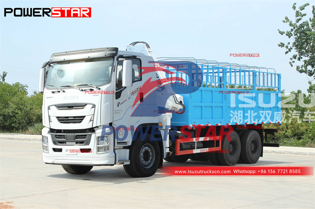 ISUZU GIGA 6×4 truck mounted crane at best price