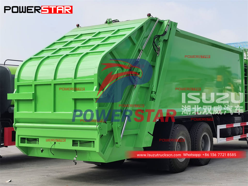 تخصيص ISUZU GIGA 10 Wheeler القمامة المطحنة شاحنة للبيع