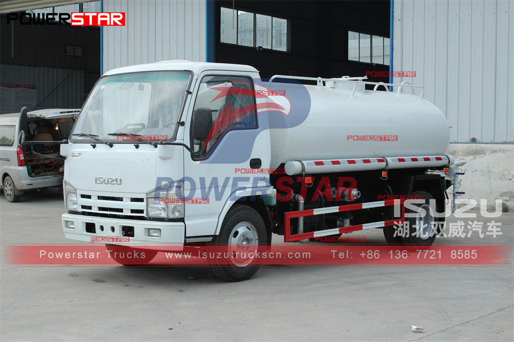 دليل POWERSTAR ISUZU 5000L شاحنة صهريج مياه الفلبين على الترويج