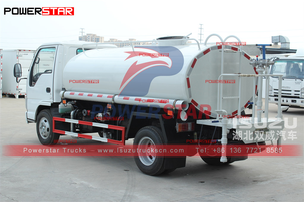 دليل POWERSTAR ISUZU 5000L شاحنة صهريج مياه الفلبين على الترويج