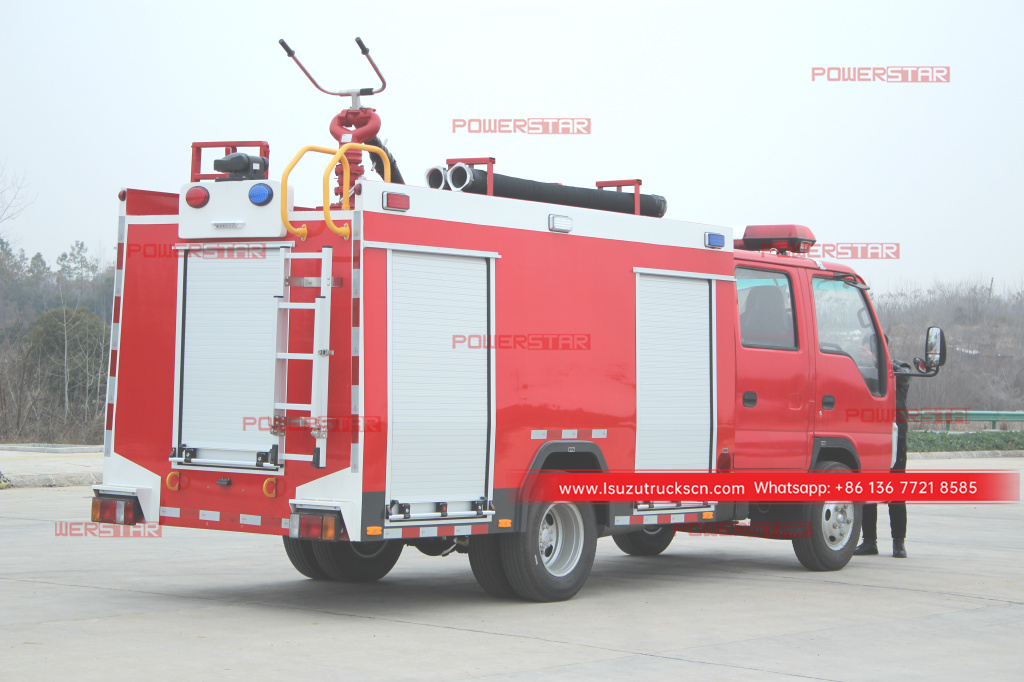 Albaria Japan ISUZU 1500L حريق شاحنة إطفاء حريق شاحنة صغيرة