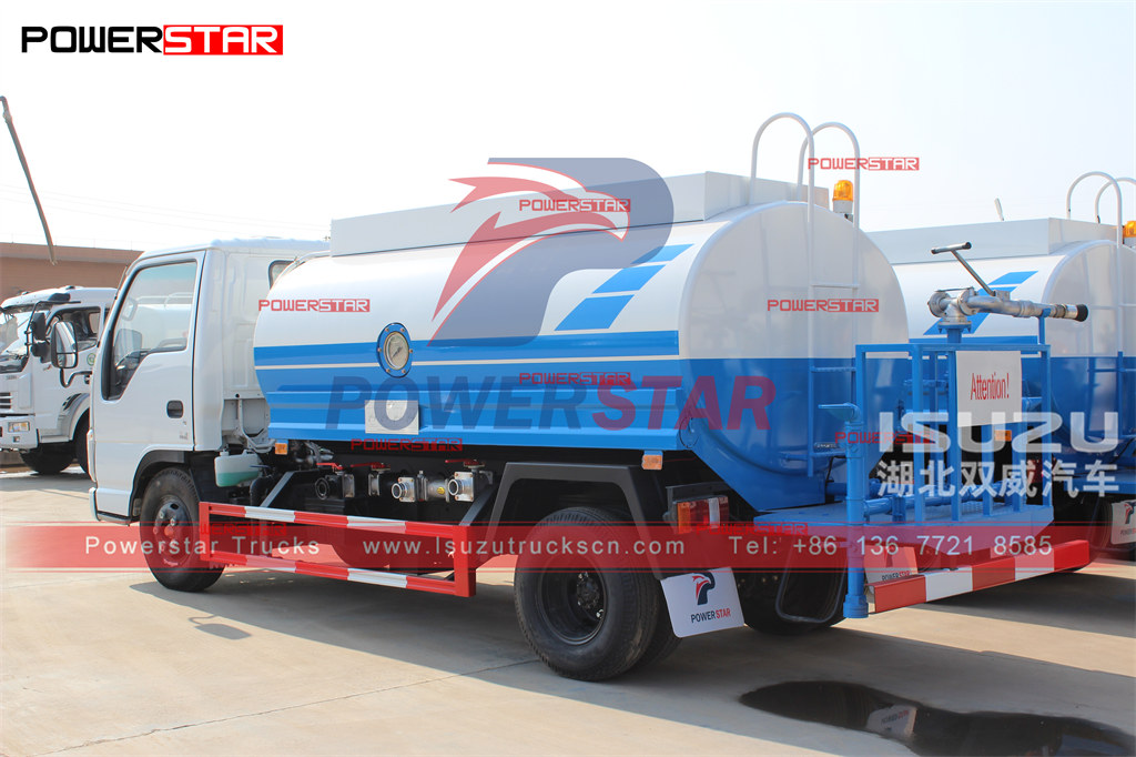 تصدير شاحنة لنقل المياه ايسوزو 5000 لتر إلى ميانمار