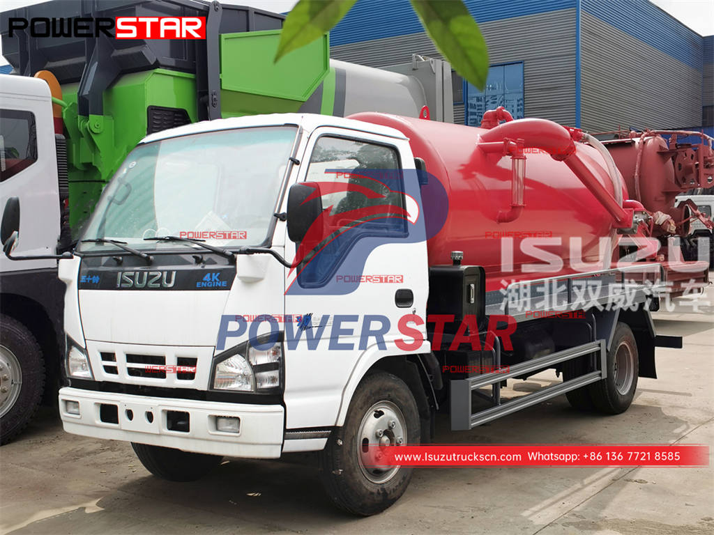 نوعية جيدة ISUZU NKR / 600P شاحنة تنظيف المجاري للبيع
