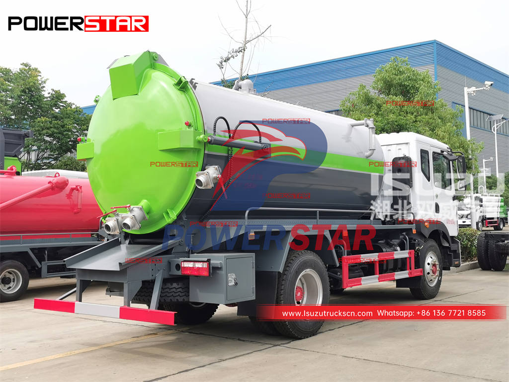 تخصيص شاحنة تنظيف المجاري ISUZU FVR 240HP 12CBM للبيع