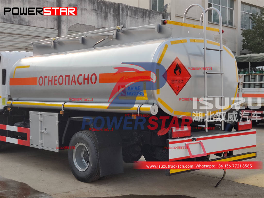 منفذ المصنع ISUZU 4 × 2/4 × 4 شاحنة للتزود بالوقود بسعر ترويجي