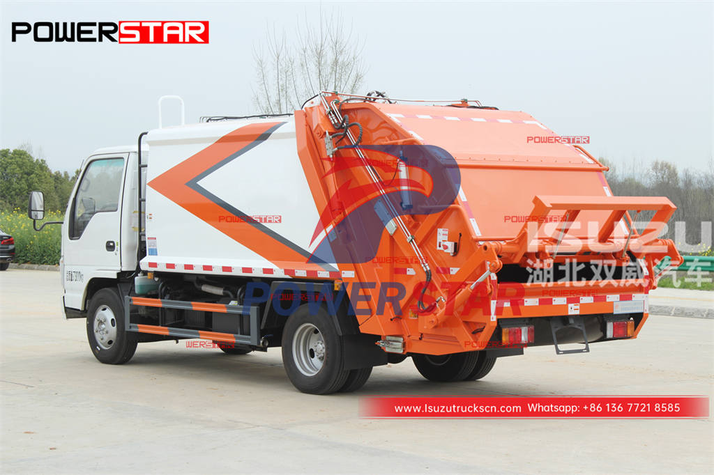 فعالة من حيث التكلفة ISUZU 4 × 4 شاحنة القمامة الضاغطة للفلبين