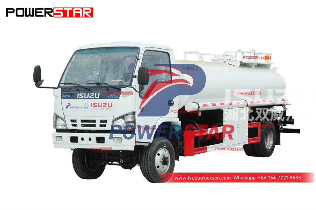 أفضل سعر ايسوزو 130HP 4 × 4 شاحنة صهريج مياه الشرب للبيع