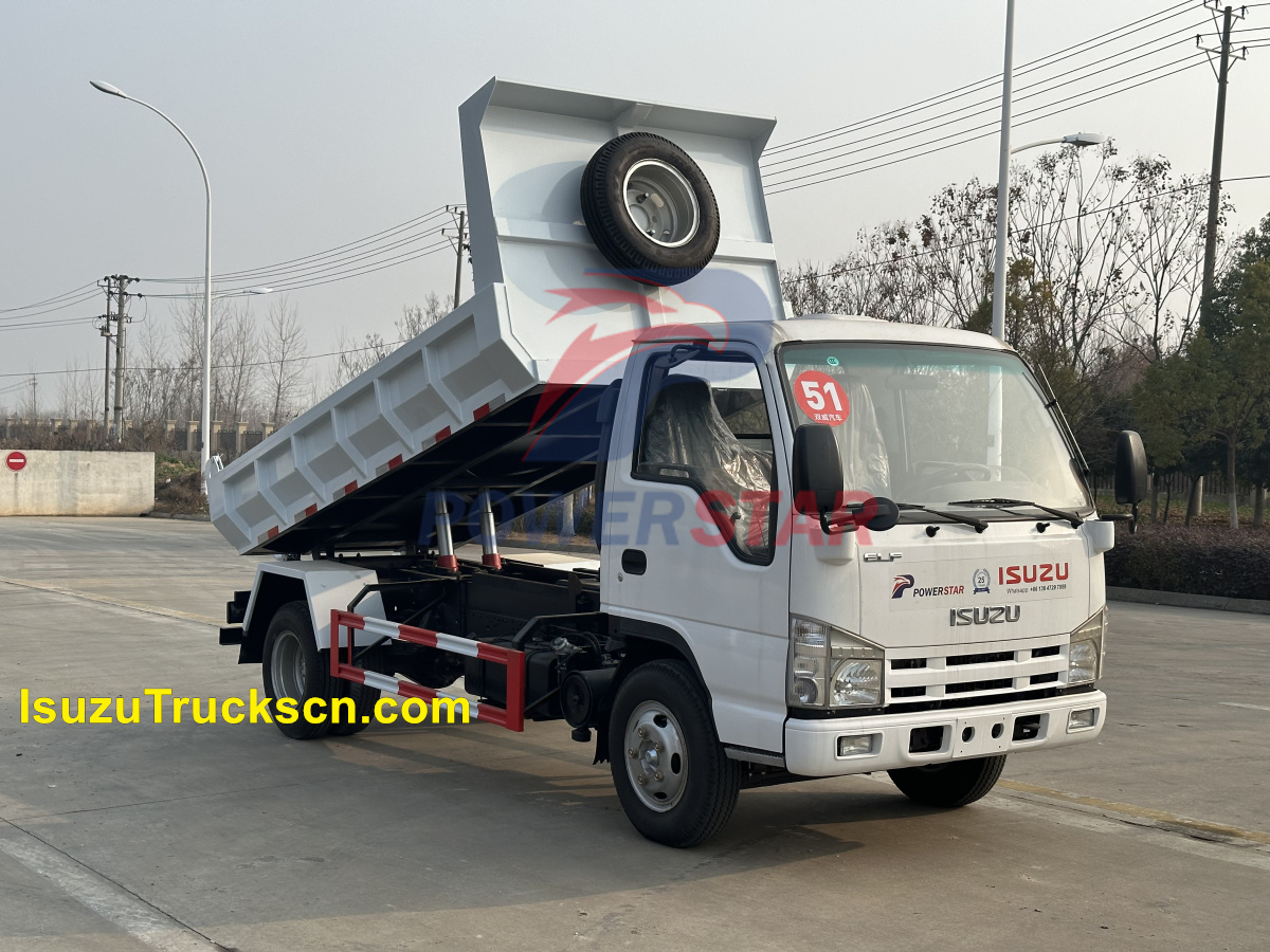 اليابان ISUZU 100P / ELF Mini Cargo Truck Dumper قلابة مركبة للبيع