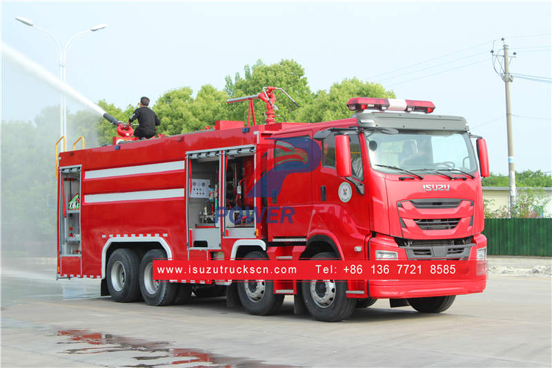 شاحنة إطفاء مسحوق جاف ايسوزو