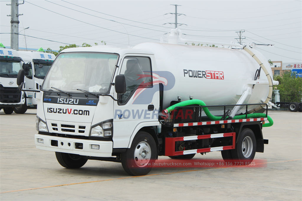 شاحنة شفط مياه الصرف الصحي ISUZU حسب الطلب بأفضل الأسعار