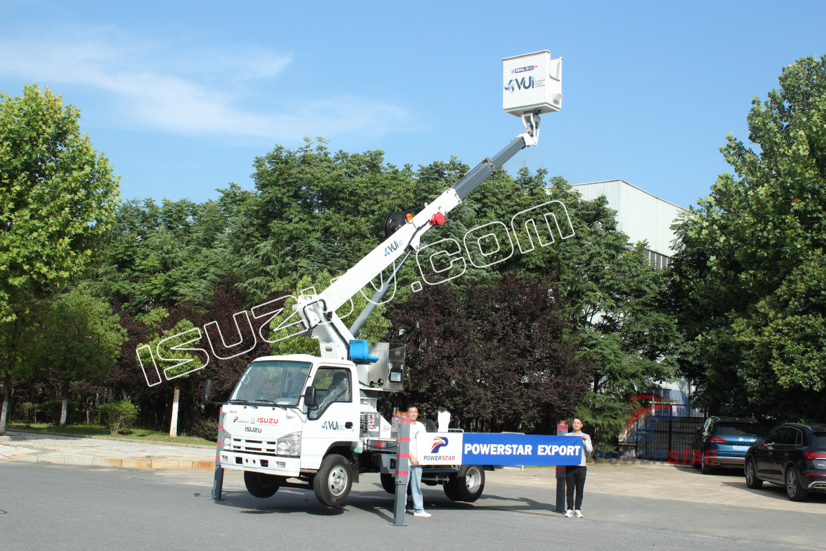 فانواتو ISUZU 12m 14m Man Lifter Bucket Aerial شاحنة للبيع
