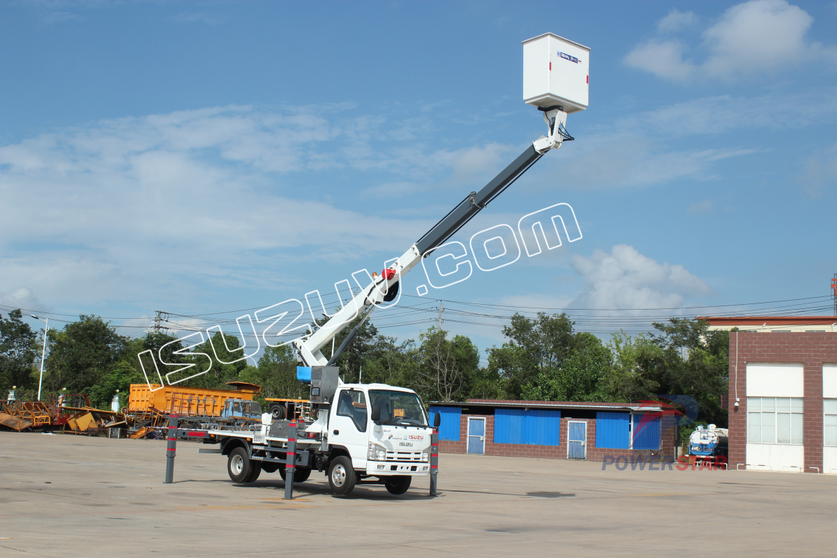 فانواتو ISUZU 12m 14m Man Lifter Bucket Aerial شاحنة للبيع
