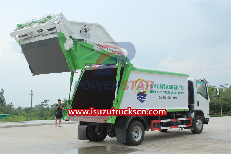 شاحنة النفايات الضاغطة ISUZU ELF 10000L