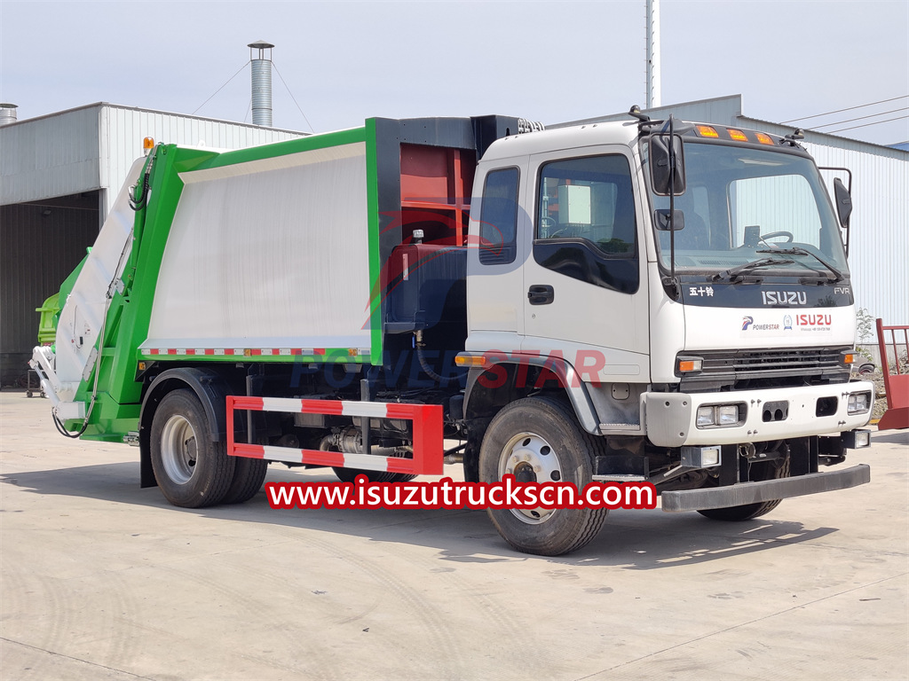 شاحنة القمامة الضاغطة ISUZU FVR للبيع