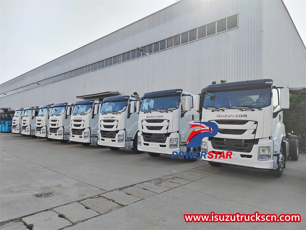 هيكل شاحنة بضائع ISUZU FVR GIGA 5X